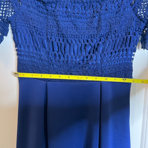 Size xs crochet pattern royal blue Francesca’s dress - Picture 8 of 10